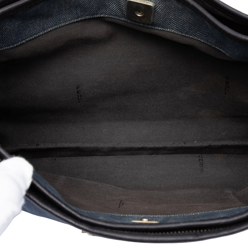 Denim Pochette Crossbody - Image 4