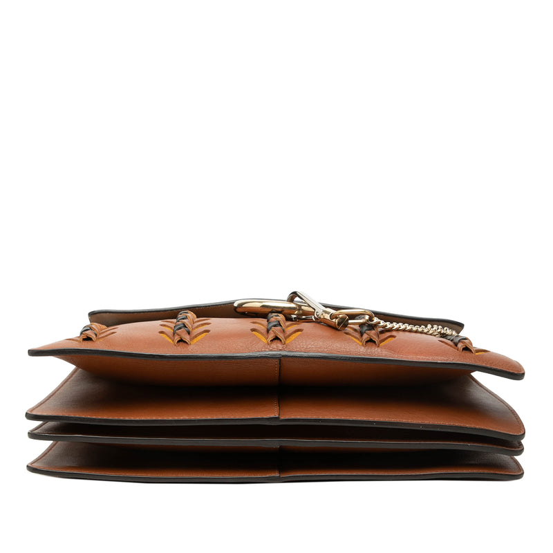 Medium Braided Leather Faye Crossbody - Image 3