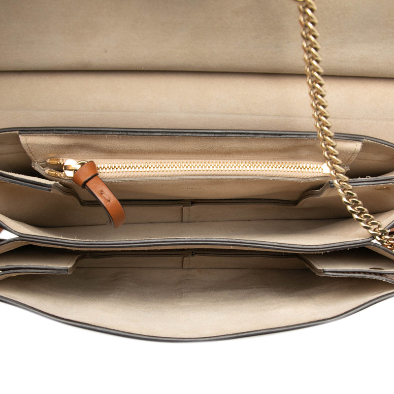 Medium Braided Leather Faye Crossbody - Image 4