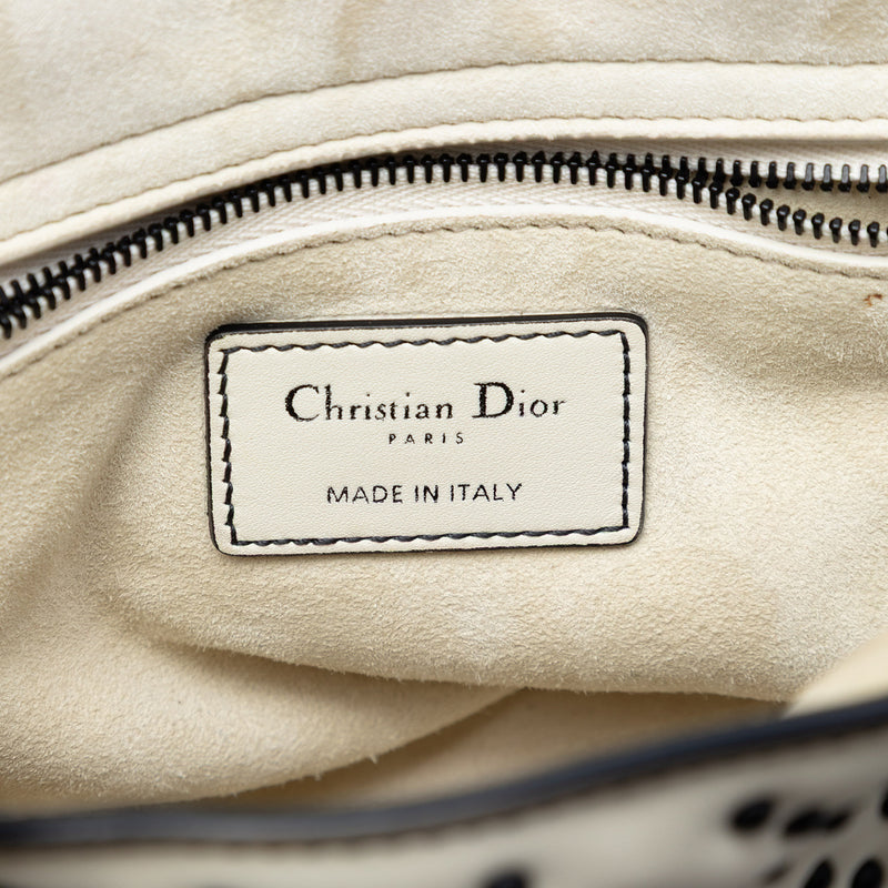Medium Lambskin Cannage Studded Supple Lady Dior - Image 6