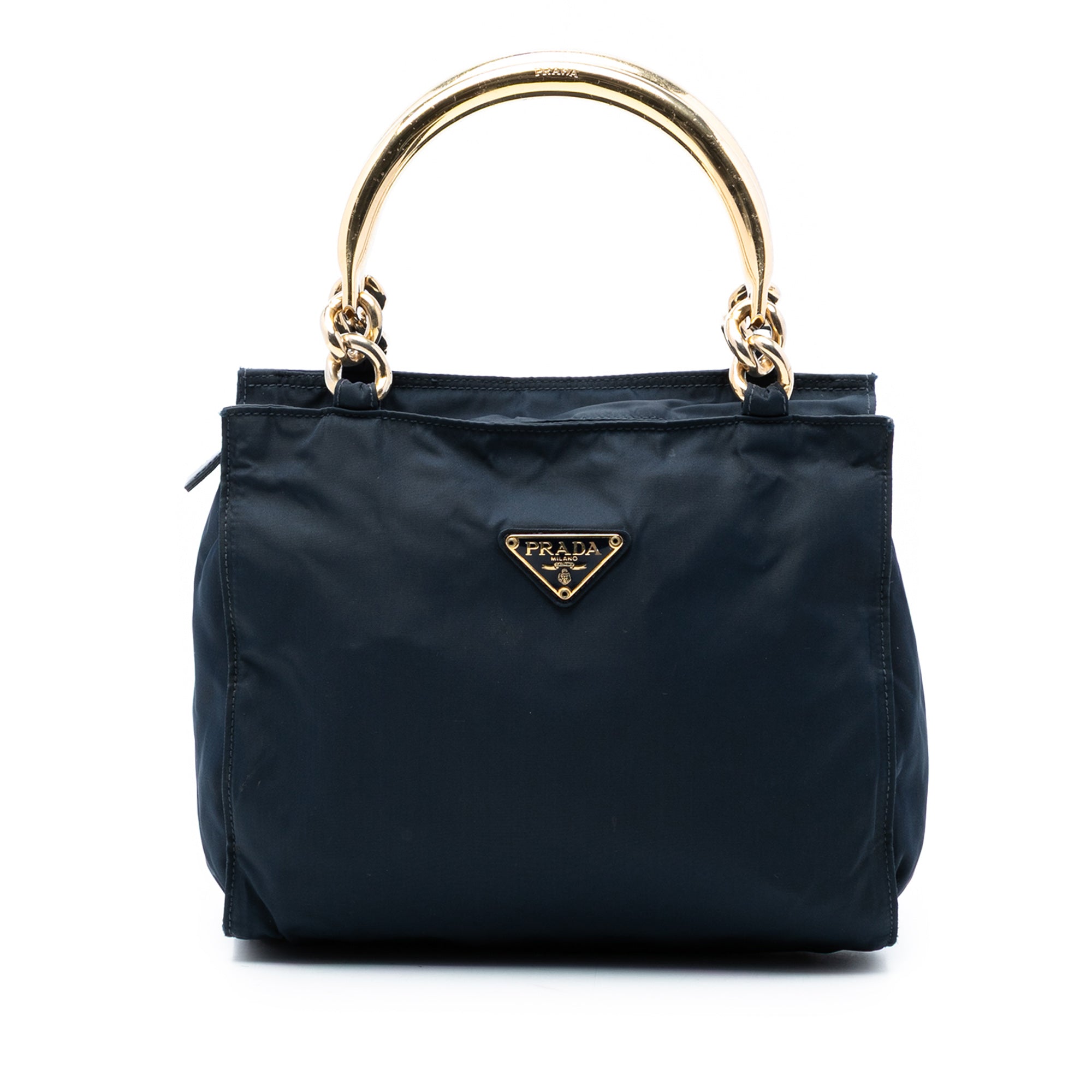 Tessuto Metal Handle Bag - Image 1