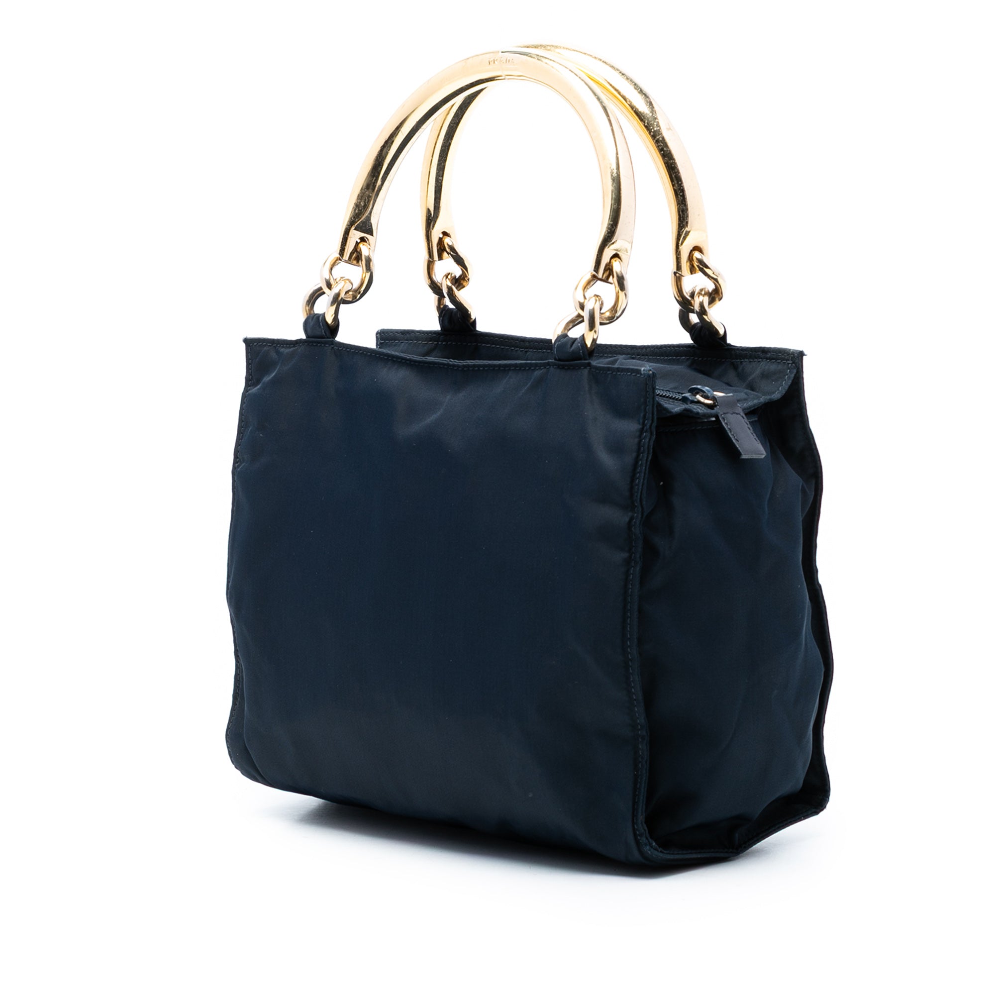 Tessuto Metal Handle Bag - Image 2