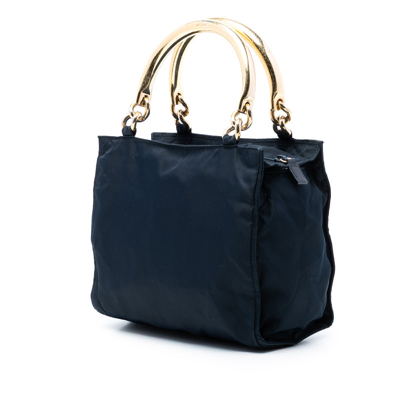Tessuto Metal Handle Bag - Image 2