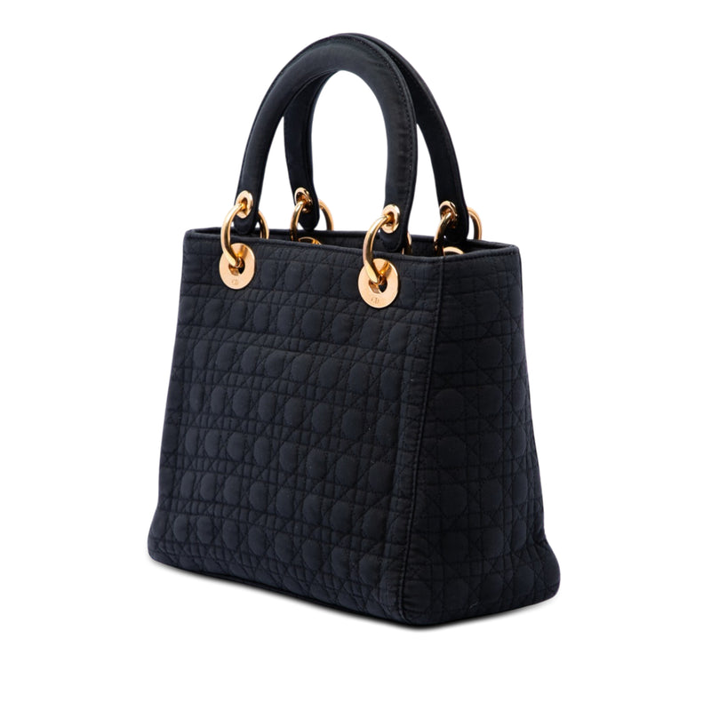 Medium Nylon Microcannage Lady Dior - Image 2