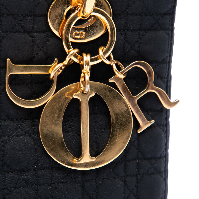 Medium Nylon Microcannage Lady Dior - Image 5