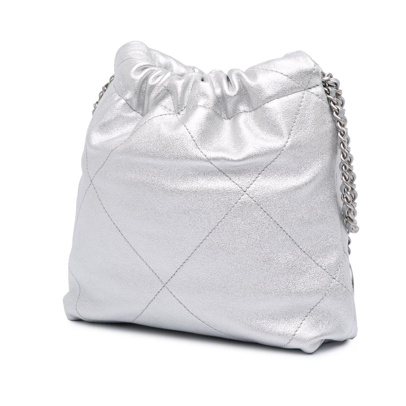 Mini Metallic Calfskin 22 Satchel - Image 2