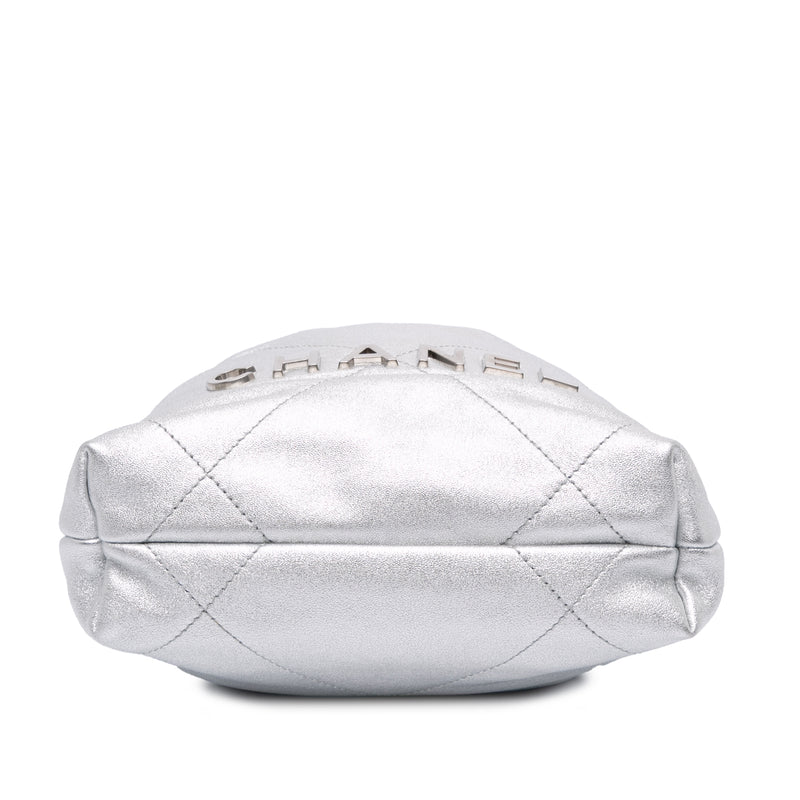 Mini Metallic Calfskin 22 Satchel - Image 3