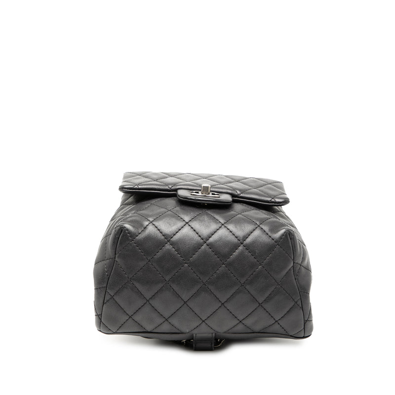 Small CC Calfskin Drawstring Flap Backpack - Image 3
