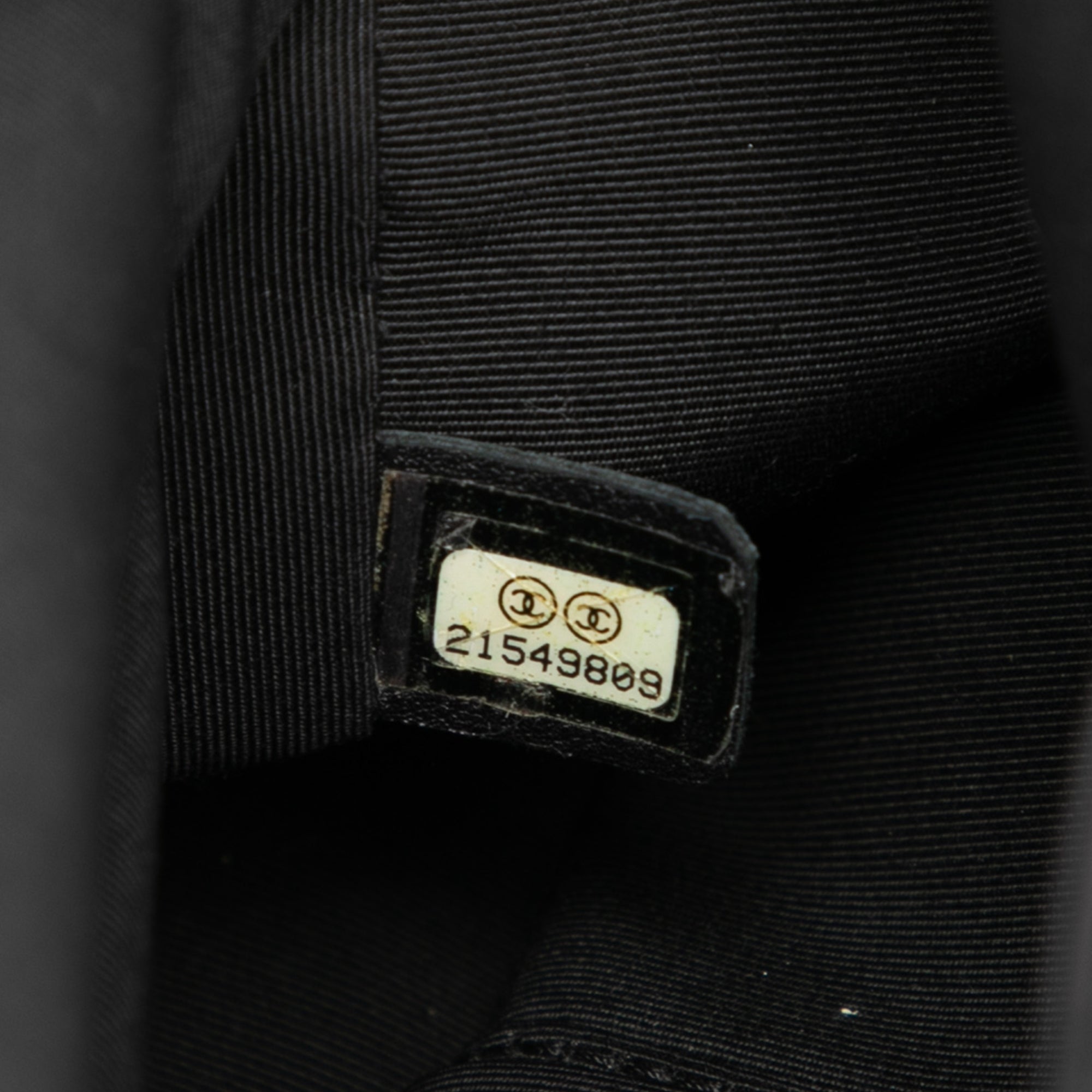 Small CC Calfskin Drawstring Flap Backpack - Image 6