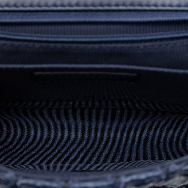 Paris Seoul Mini Crochet Lambskin Single Flap - Image 4