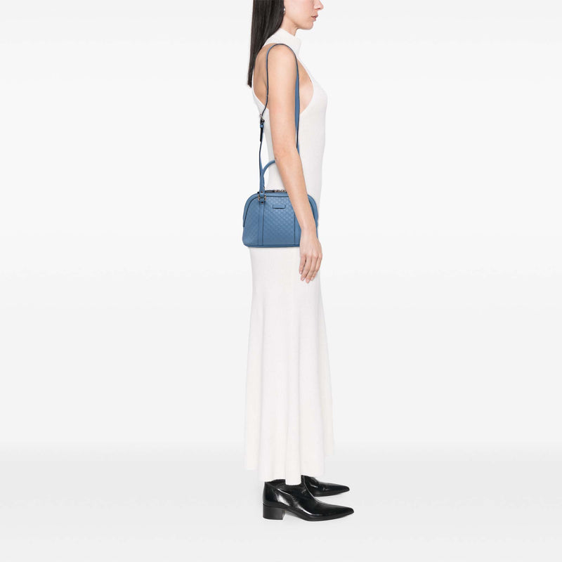 Mini Microguccissima Dome Satchel - Image 13