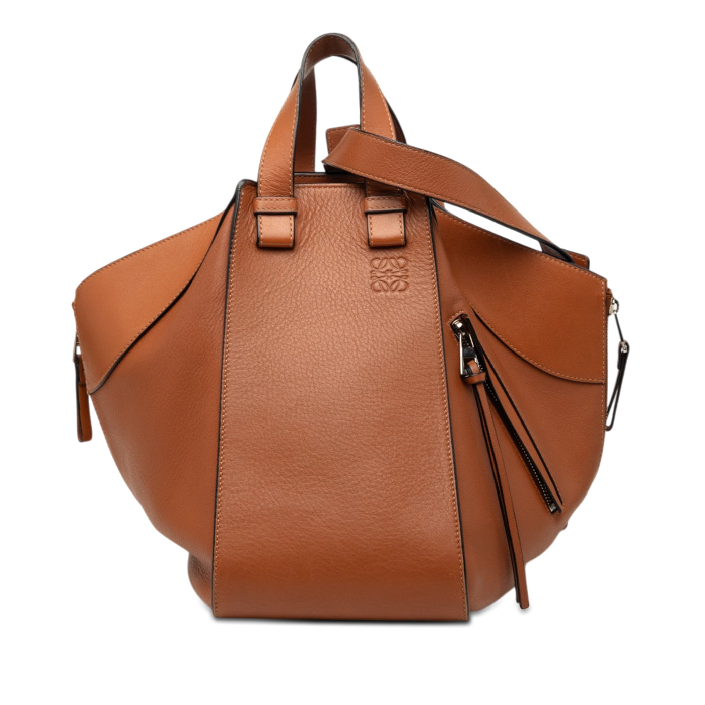 Small Leather Hammock Satchel - Image 1