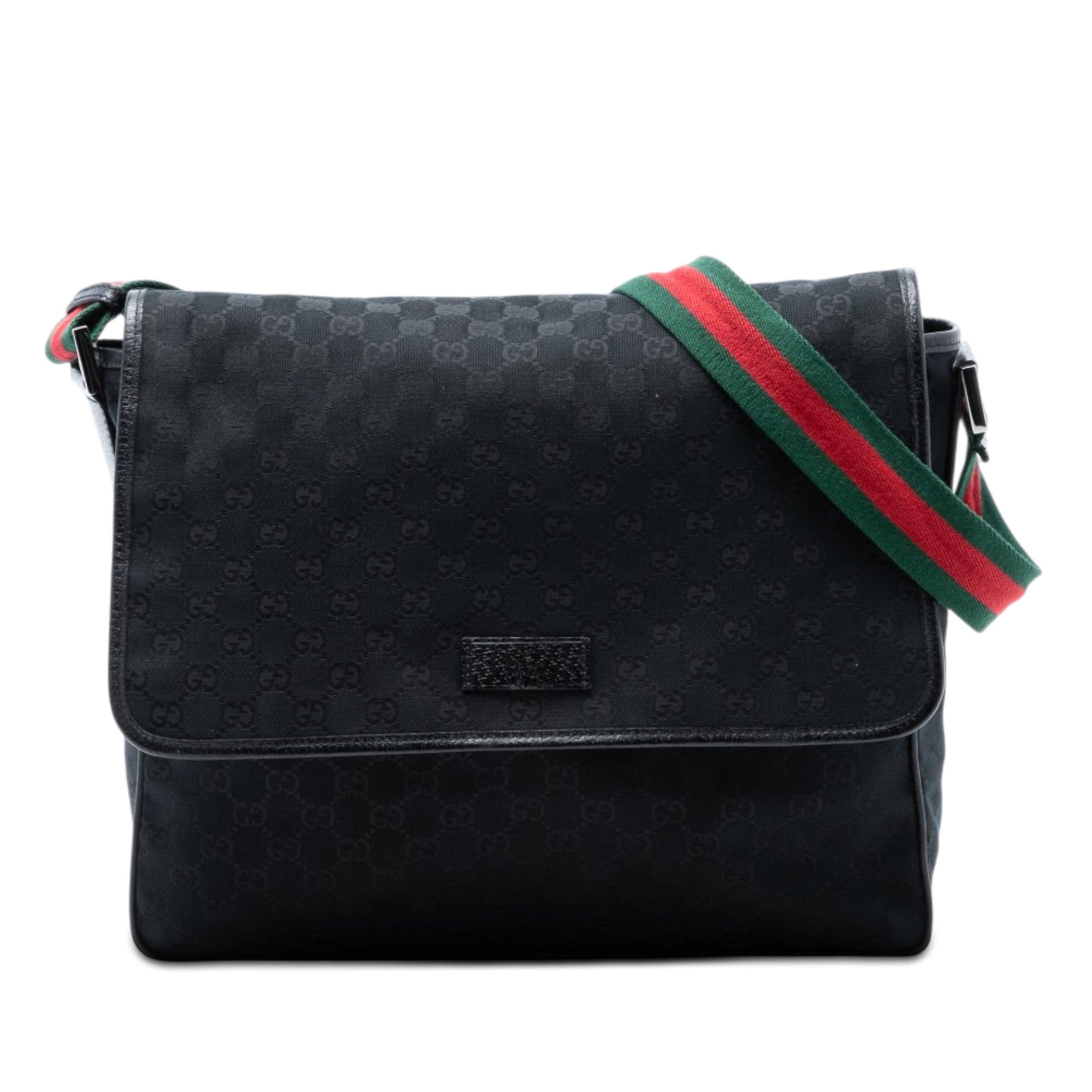 GG Canvas Web Flap Messenger Bag - Image 1