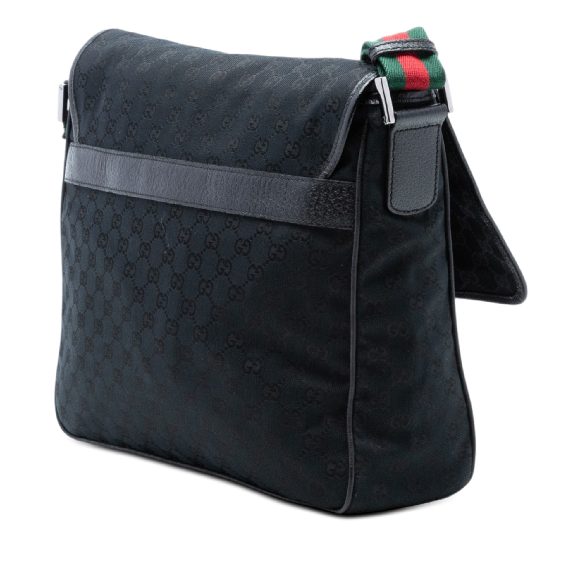 GG Canvas Web Flap Messenger Bag - Image 2