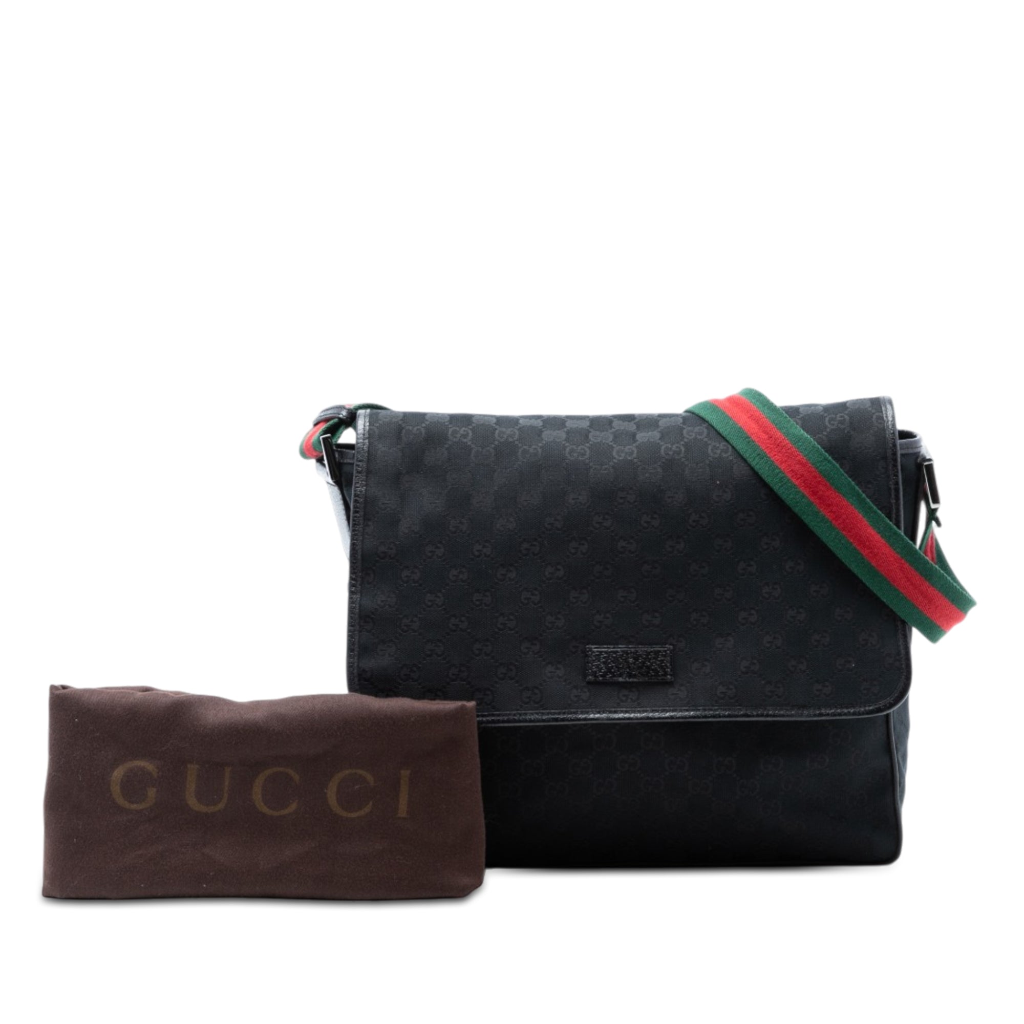 GG Canvas Web Flap Messenger Bag - Image 8