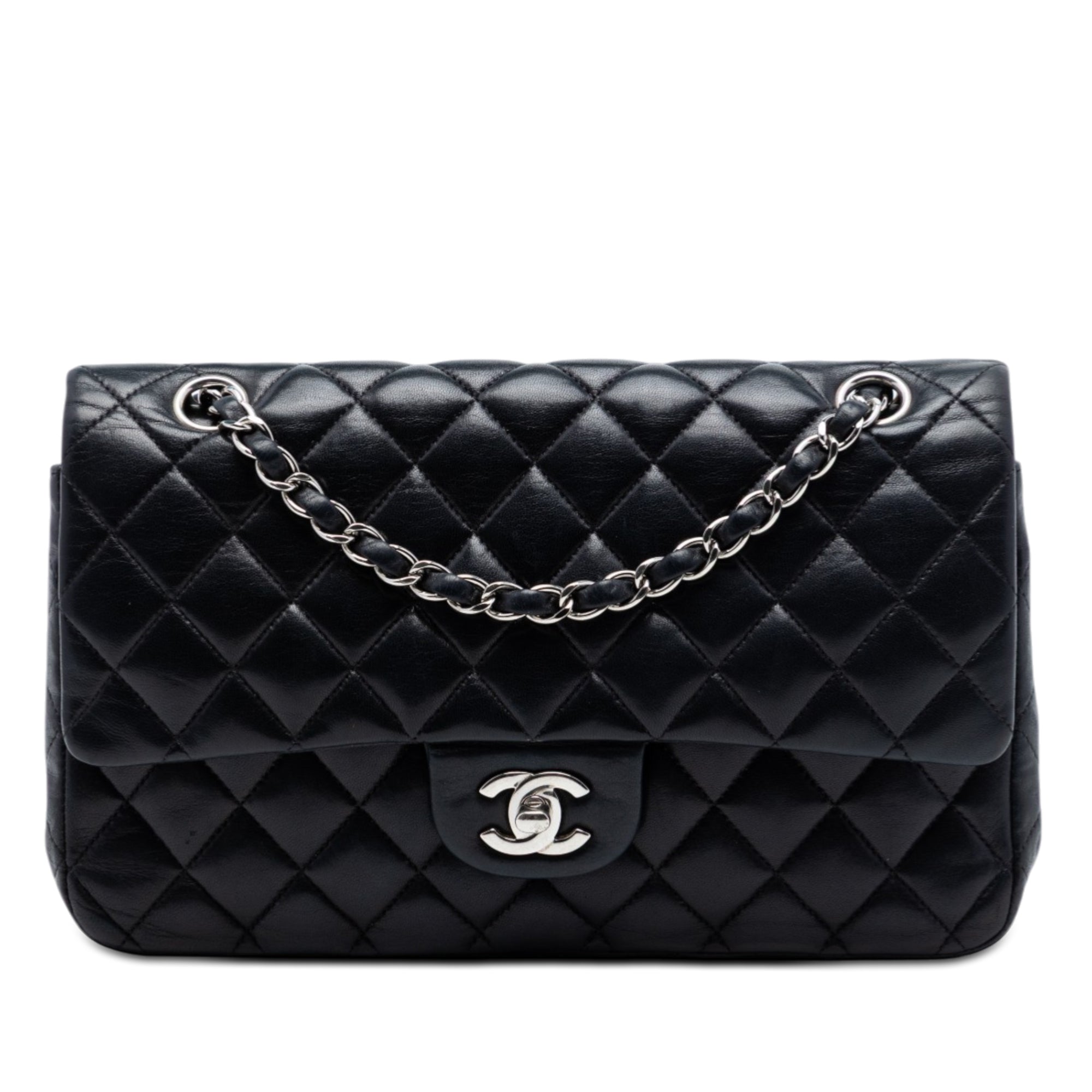 Medium Classic Lambskin Double Flap - Image 1