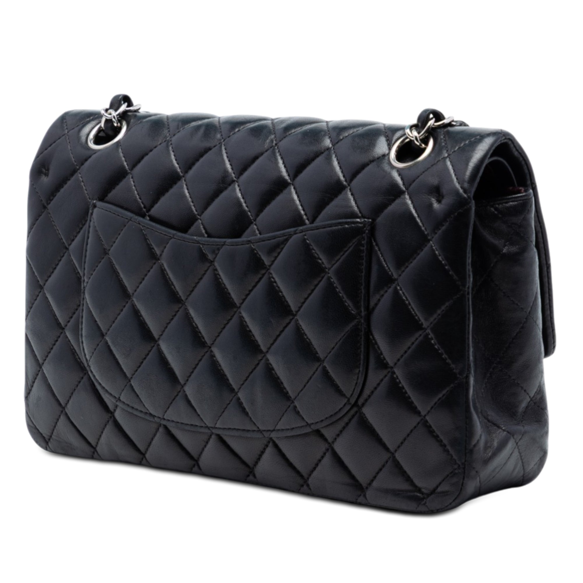 Medium Classic Lambskin Double Flap - Image 2