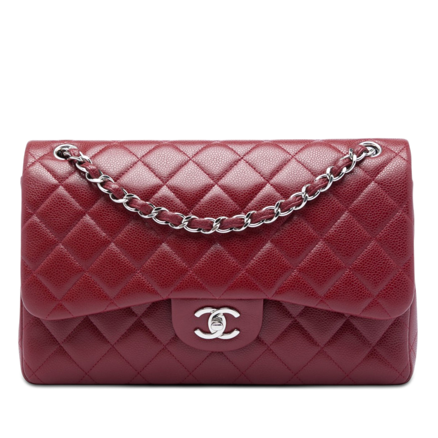 Jumbo Classic Caviar Double Flap - Image 1