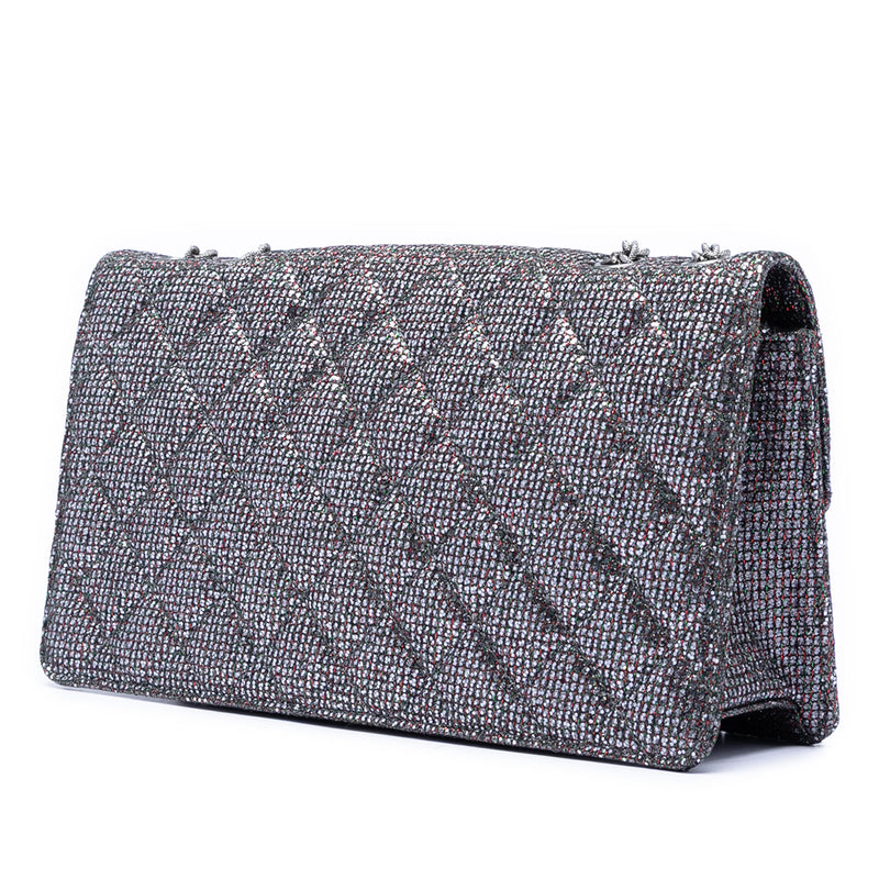 Quilted Glitter Canvas Reissue 2.55 Flap - Image 2