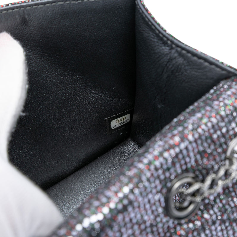 Quilted Glitter Canvas Reissue 2.55 Flap - Image 6
