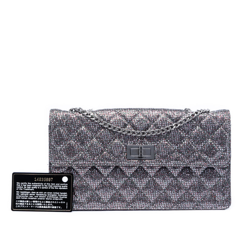 Quilted Glitter Canvas Reissue 2.55 Flap - Image 8