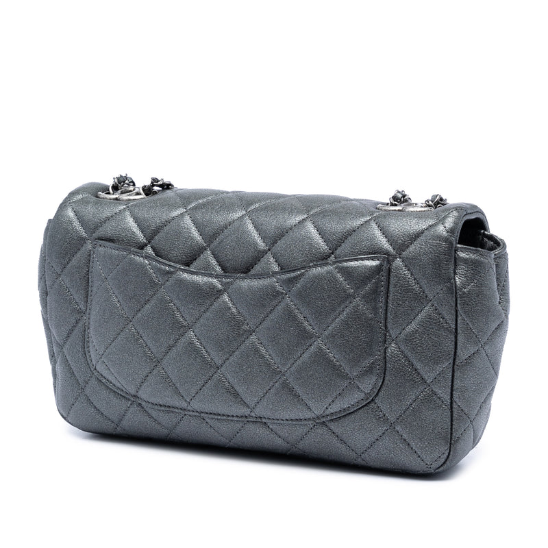 Medium Iridescent Quilted Goatskin CC Eyelet Flap - Image 2