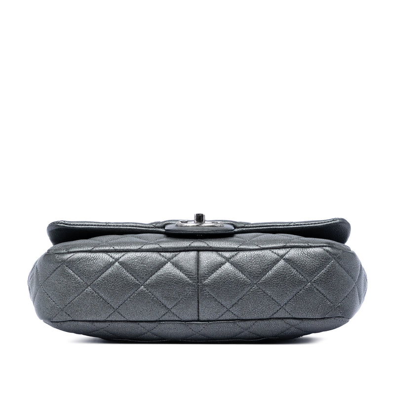 Medium Iridescent Quilted Goatskin CC Eyelet Flap - Image 3