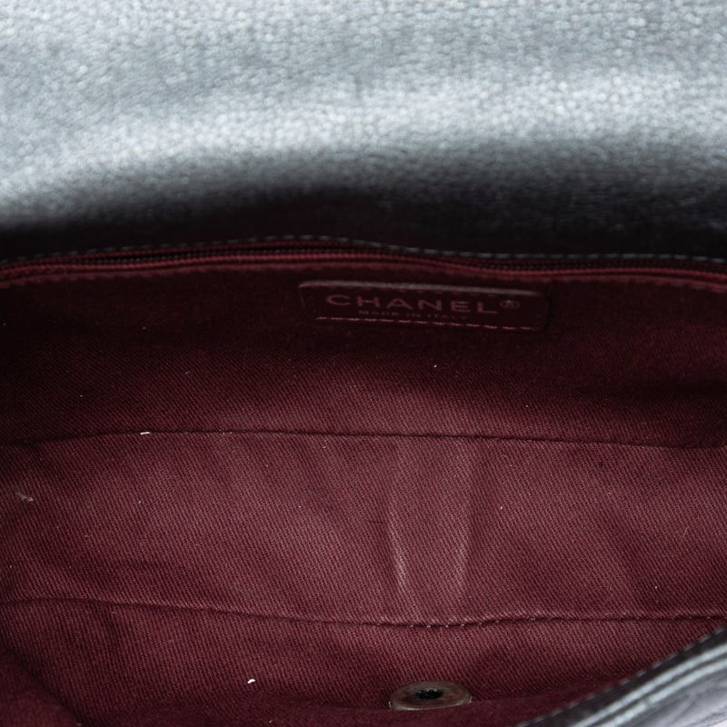 Medium Iridescent Quilted Goatskin CC Eyelet Flap - Image 4
