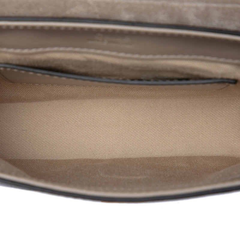 Mini Tricolor Croc Embossed Calfskin C Satchel - Image 4