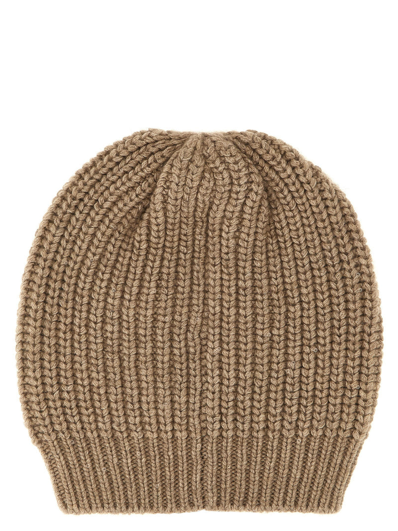Brunello Cucinelli Beanie — Beige Beanies