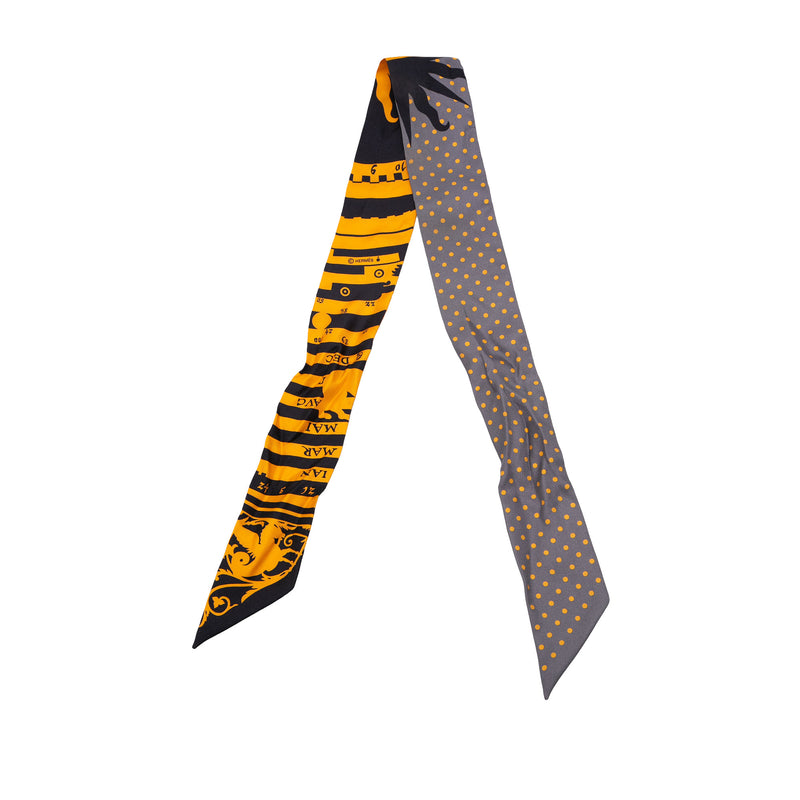 Astrologie a Pois Silk Twilly Scarf - Image 2