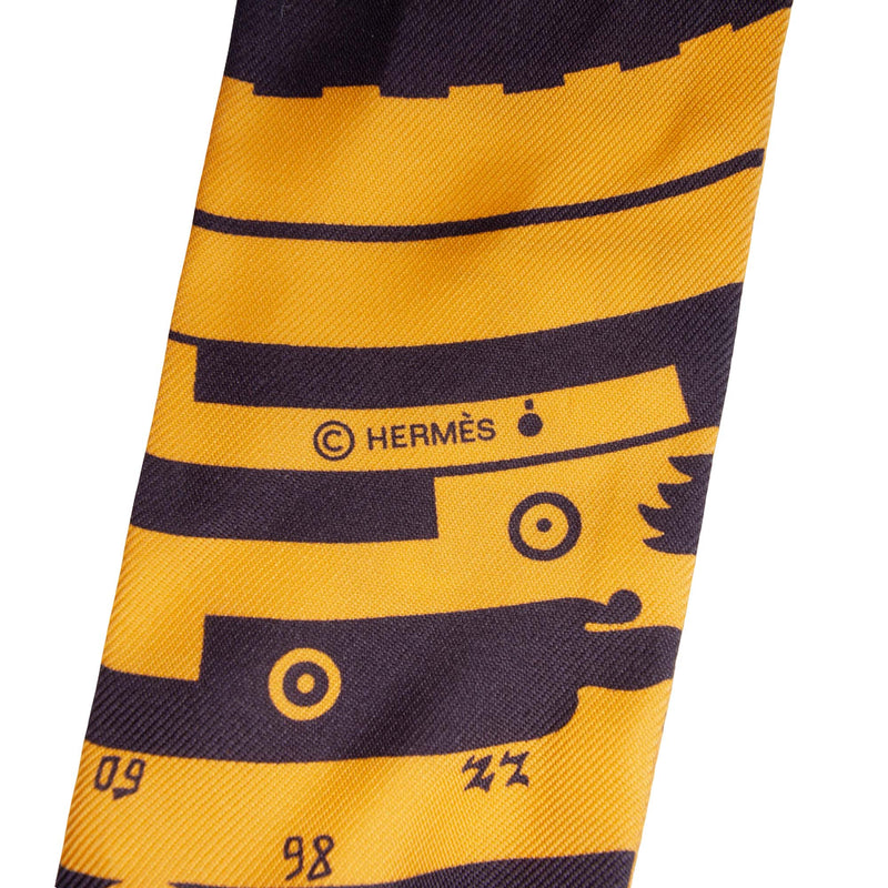 Astrologie a Pois Silk Twilly Scarf - Image 4