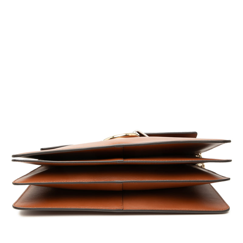 Medium Calfskin and Suede Faye Crossbody - Image 3