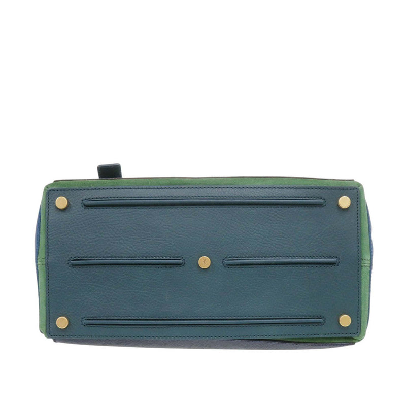 Medium Tricolor Leather Muse Two Satchel - Image 3