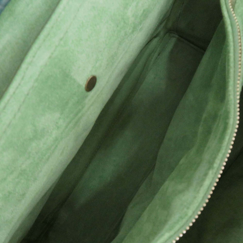 Medium Tricolor Leather Muse Two Satchel - Image 6