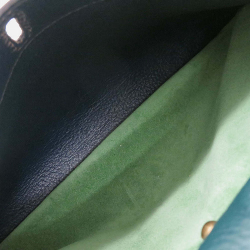 Medium Tricolor Leather Muse Two Satchel - Image 7