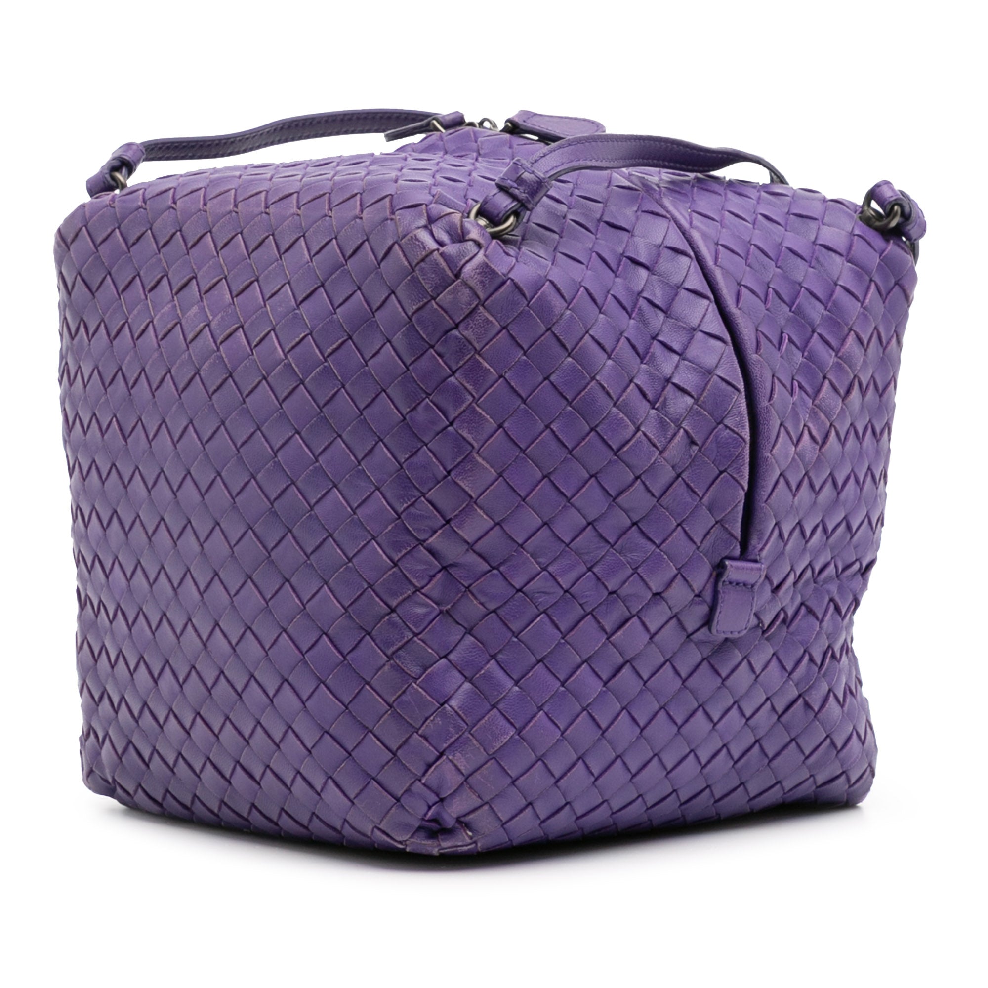 Nappa Intrecciato Cube Crossbody - Image 2