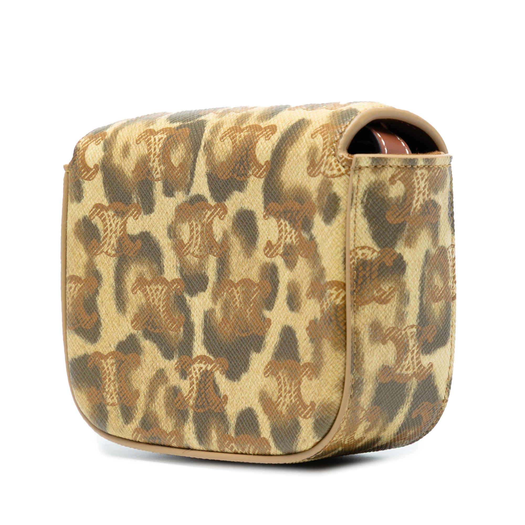 Mini Calfskin Leopard Print Claude Crossbody - Image 2