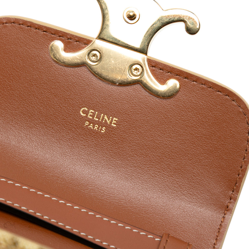 Mini Calfskin Leopard Print Claude Crossbody - Image 5