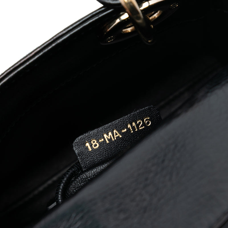 Mini Calfskin Beaded Lady Dior - Image 6