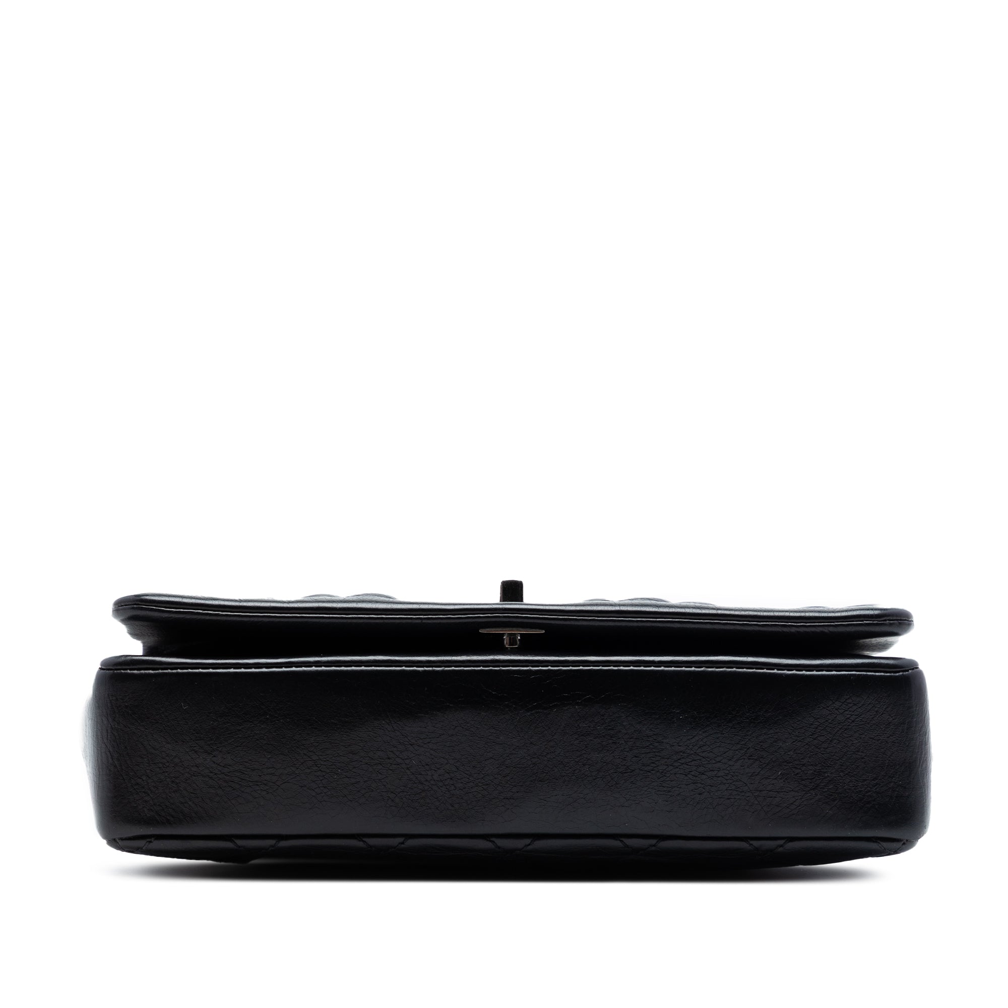 Small CC Quilted Lambskin Embossed Braid Single Flap - Image 3