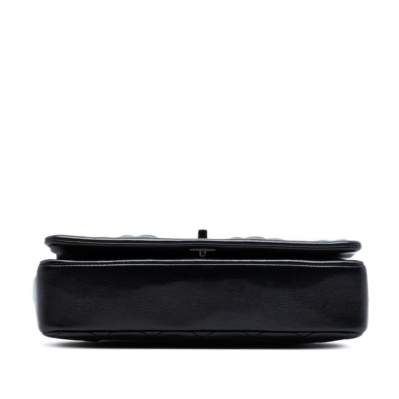 Small CC Quilted Lambskin Embossed Braid Single Flap - Image 3