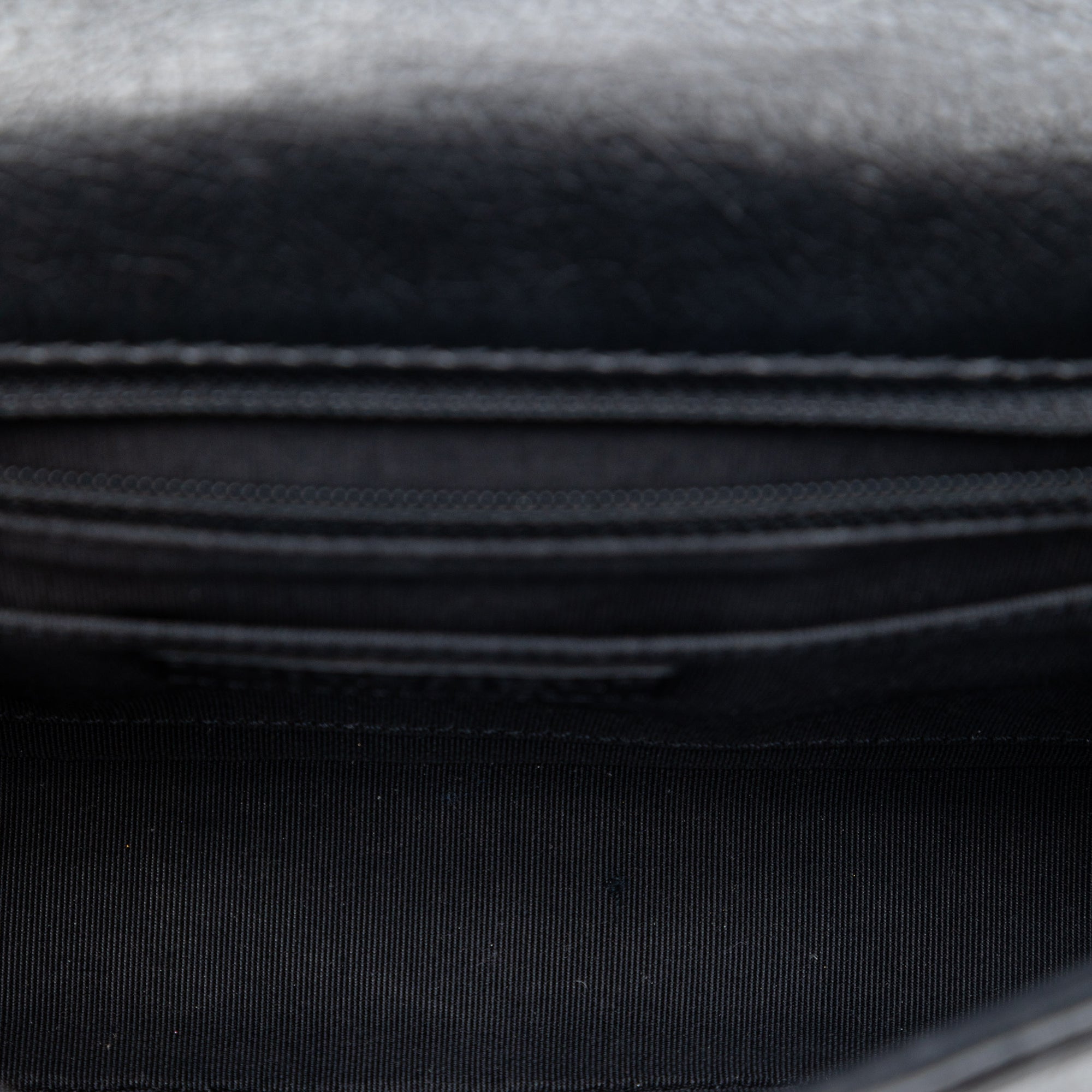 Small CC Quilted Lambskin Embossed Braid Single Flap - Image 4