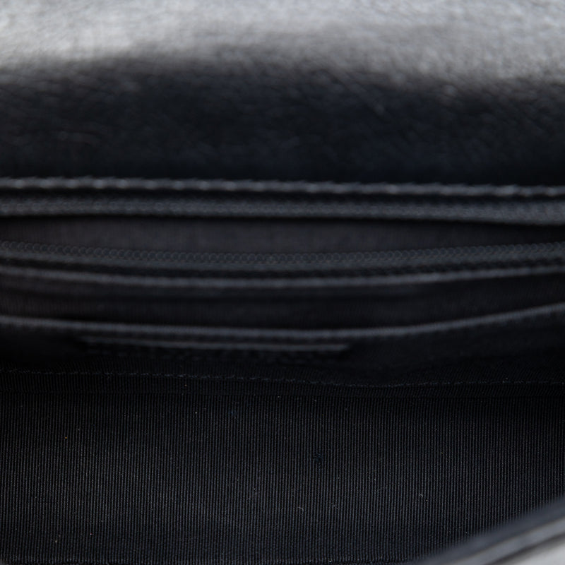 Small CC Quilted Lambskin Embossed Braid Single Flap - Image 4