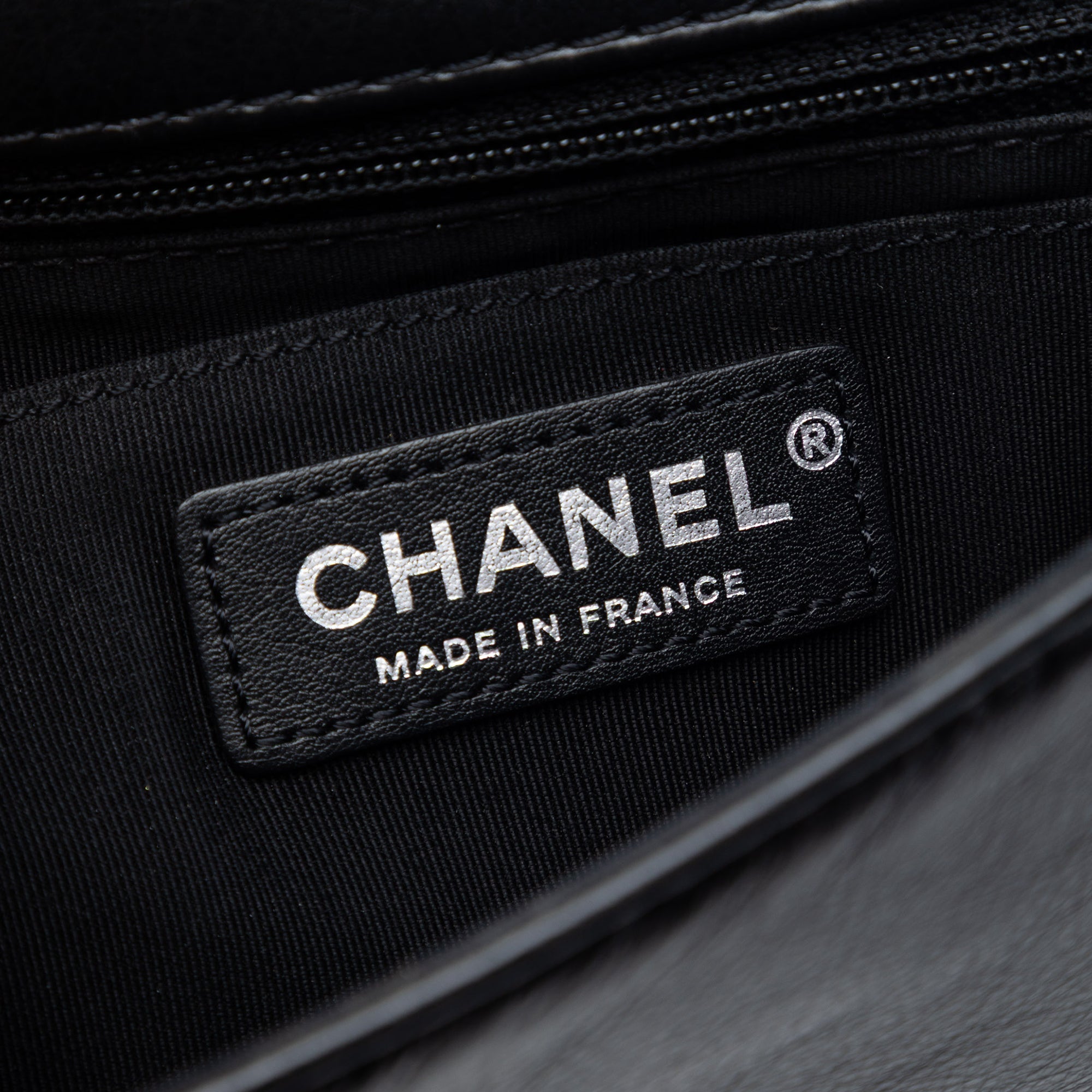 Small CC Quilted Lambskin Embossed Braid Single Flap - Image 5