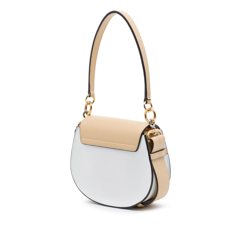 Small Bicolor Leather Little Horses Tess Satchel - Image 2