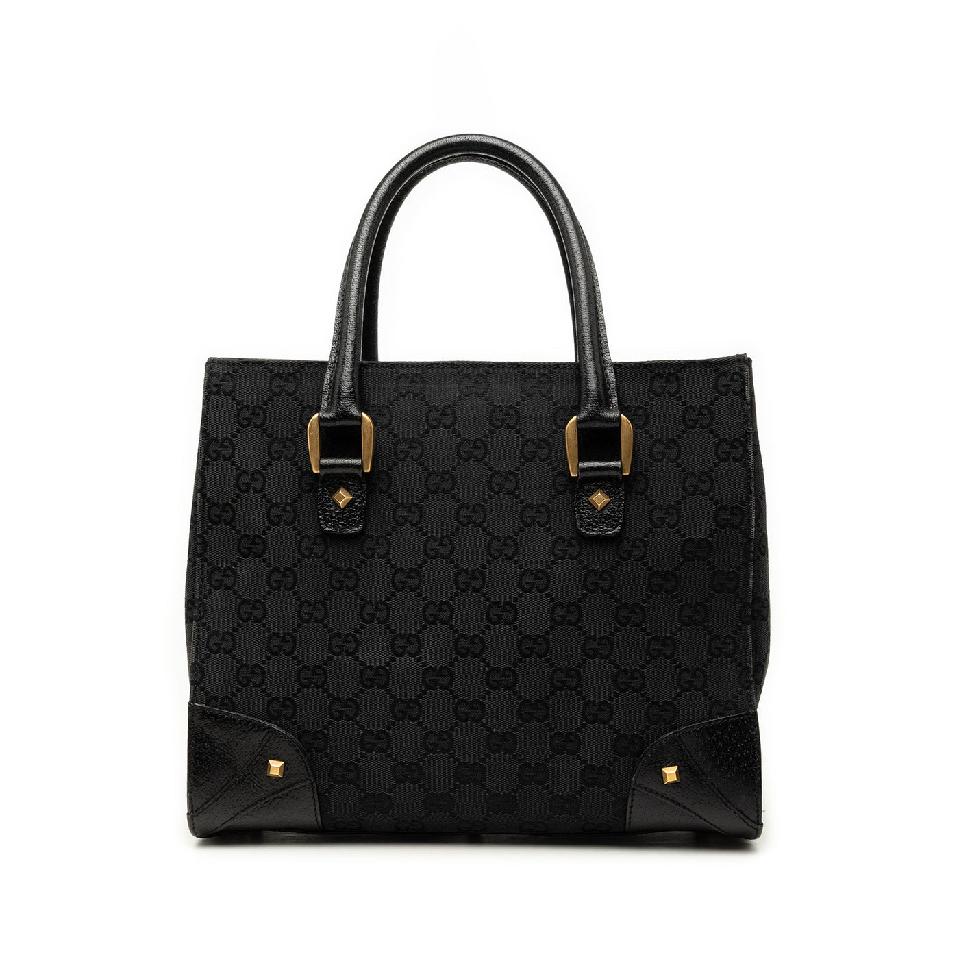 GG Canvas Nailhead Handbag - Image 1