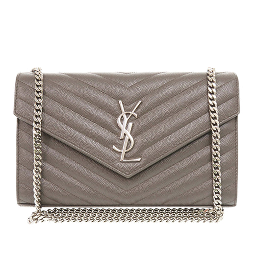 Grain De Poudre Matelasse Chevron Classic Cassandre Chain Wallet - Image 1
