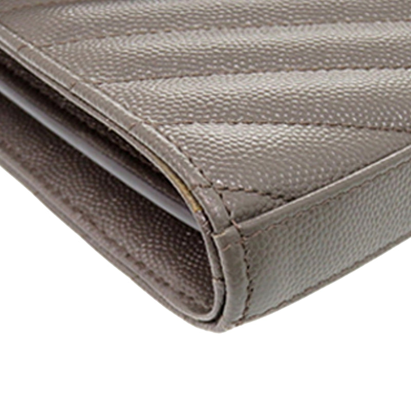 Grain De Poudre Matelasse Chevron Classic Cassandre Chain Wallet - Image 12