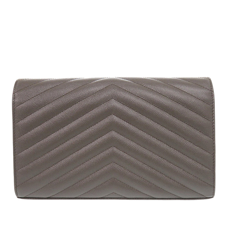 Grain De Poudre Matelasse Chevron Classic Cassandre Chain Wallet - Image 3